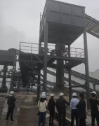 咸陽市考察組考察我公司標(biāo)準化砂石廠項目